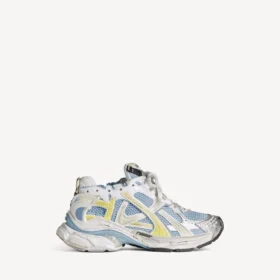 Damen-Sneaker für den Laufsport in Blau/Gelb/Weiß
