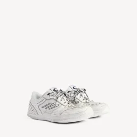 Damen-Sneaker „Hamptons“ in weiß mit mittlerem Used-Look