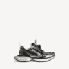 Damen-Sneaker in 3XL in Schwarz/Silber Damen-Sneaker in 3XL in Schwarz/Silber
