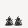 Damen-Sneaker in 3XL in Schwarz/Silber Damen-Sneaker in 3XL in Schwarz/Silber