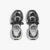 Damen-Sneaker in 3XL in Schwarz/Silber Damen-Sneaker in 3XL in Schwarz/Silber