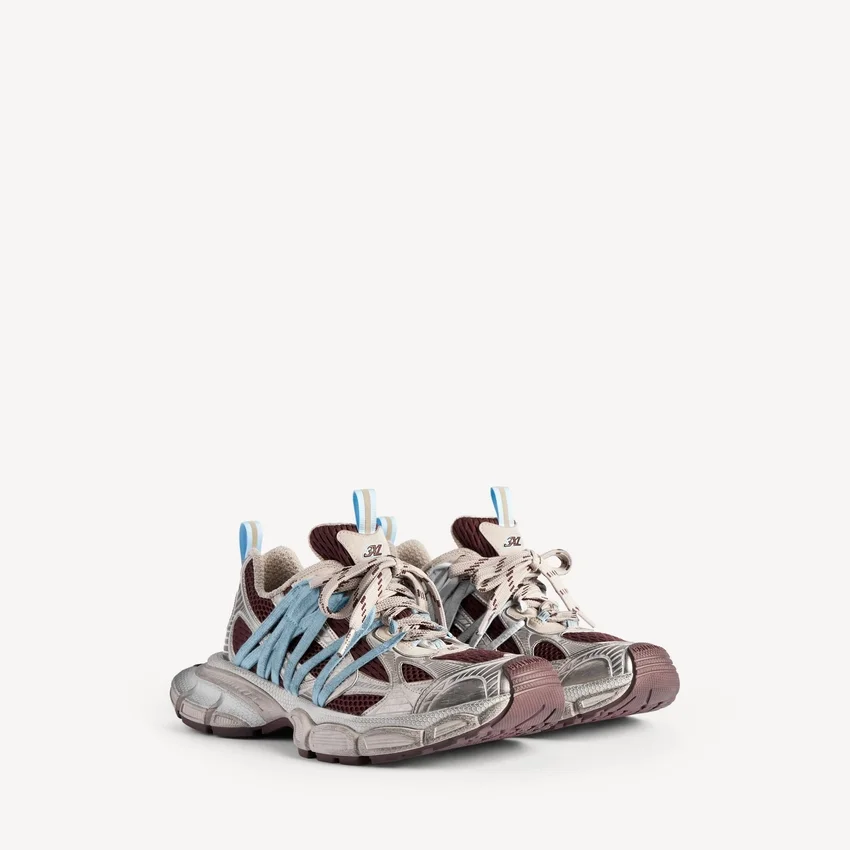 Damen-Sneaker „Interlace“ in 3XL in Braun/Beige/Blau Damen-Sneaker „Interlace“ in 3XL in Braun/Beige/Blau