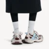 Damen-Sneaker „Interlace“ in 3XL in Braun/Beige/Blau Damen-Sneaker „Interlace“ in 3XL in Braun/Beige/Blau