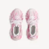 Damen-Sneaker mit „Track“-Stencil-Logo in Rosa/Weiß Damen-Sneaker mit „Track“-Stencil-Logo in Rosa/Weiß