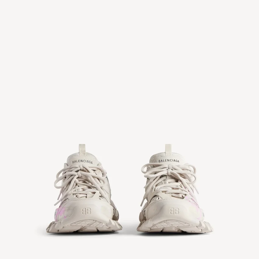 Damen-Sneaker „Track Signature“ in Beige/Rosa Damen-Sneaker „Track Signature“ in Beige/Rosa