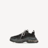 Damen-Sneaker „Triple S“ mit transparenter Sohle in Schwarz Damen-Sneaker „Triple S“ mit transparenter Sohle in Schwarz