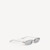 Damen-Sonnenbrille „Gossip Rectangle M“ in Silber Damen-Sonnenbrille „Gossip Rectangle M“ in Silber