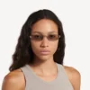 Damen-Sonnenbrille „Gossip Rectangle M“ in Silber Damen-Sonnenbrille „Gossip Rectangle M“ in Silber