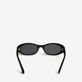 Damen-Sonnenbrille „Nova“ in ovaler Form, schwarz
