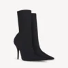 Damen-Stiefeletten „Knife“ in Schwarz