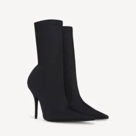 Damen-Stiefeletten „Knife“ in Schwarz