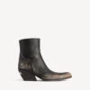 Damen-Stiefeletten „Memphis“ in Schwarz/Beige Damen-Stiefeletten „Memphis“ in Schwarz/Beige