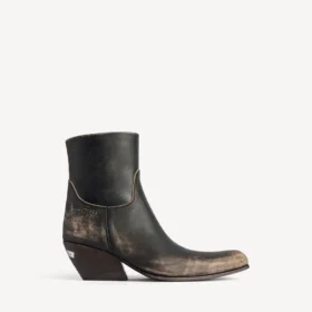 Damen-Stiefeletten „Memphis“ in Schwarz/Beige
