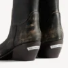 Damen-Stiefeletten „Memphis“ in Schwarz/Beige Damen-Stiefeletten „Memphis“ in Schwarz/Beige