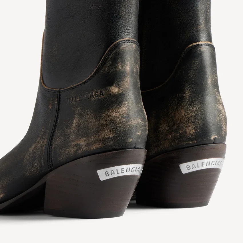Damen-Stiefeletten „Memphis“ in Schwarz/Beige Damen-Stiefeletten „Memphis“ in Schwarz/Beige