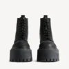 Damen-Stiefeletten „Strike“ mit Plateau in Schwarz