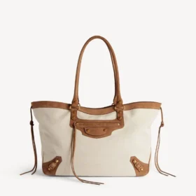 Damen-Strandtasche „Le City“ in Mittelgröße, beige/camel