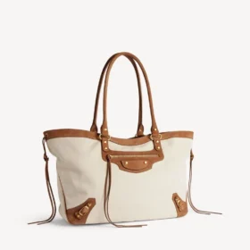 Damen-Strandtasche „Le City“ in Mittelgröße, beige/camel
