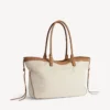 Damen-Strandtasche „Le City“ in Mittelgröße, beige/camel Damen-Strandtasche „Le City“ in Mittelgröße, beige/camel