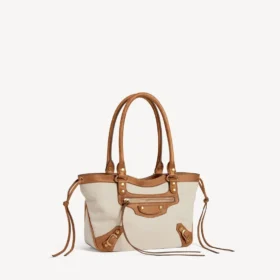 Damen-Strandtasche „Le City“ klein in Beige/Camel