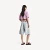 Damen-T-Shirt „520 Stickers“ im Cropped-Schnitt in Altrosa/Weiß