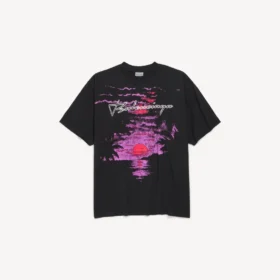 Damen-T-Shirt „Dream“ in schwarzer Farbe mit mittlerer Passform