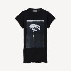 Damen-T-Shirt „The Song of the Highest Tower“ in kleiner Passform, schwarz
