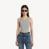 Damen-Tanktop in Grau Damen-Tanktop in Grau