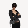 Damen-Tasche „Le City Bag Nano“ in der Farbe „Volcanic Rock“