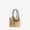 Damen-Tasche „Le City Basket Medium“ in Natur/Schwarz