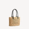 Damen-Tasche „Le City Basket Medium“ in Natur/Schwarz