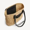 Damen-Tasche „Le City Basket Medium“ in Natur/Schwarz