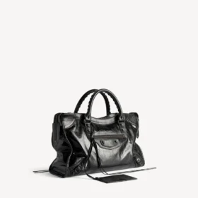 Damen-Tasche „Le City“ in Schwarz, mittelgroß