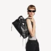 Damen-Tasche „Le City“ in Schwarz, mittelgroß Damen-Tasche „Le City“ in Schwarz, mittelgroß