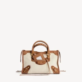 Damen-Tasche „Le City“ klein in Beige/Camel