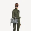Damen-Tasche „Le City“ klein in Blaugrau Damen-Tasche „Le City“ klein in Blaugrau