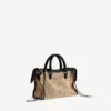 Damen-Tasche „Le City“ klein in Natur/Schwarz Damen-Tasche „Le City“ klein in Natur/Schwarz