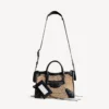 Damen-Tasche „Le City“ klein in Natur/Schwarz Damen-Tasche „Le City“ klein in Natur/Schwarz