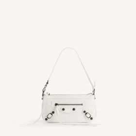 Damen-Tasche „Le City“ mit Riemen in Optikweiß