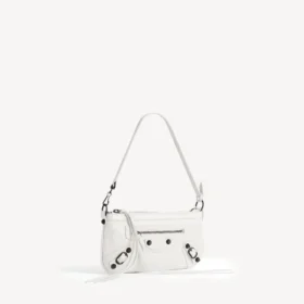 Damen-Tasche „Le City“ mit Riemen in Optikweiß