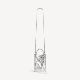 Damen-Tasche „Le City Tote“ mit Handyhalter in Silber