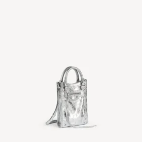 Damen-Tasche „Le City Tote“ mit Handyhalter in Silber