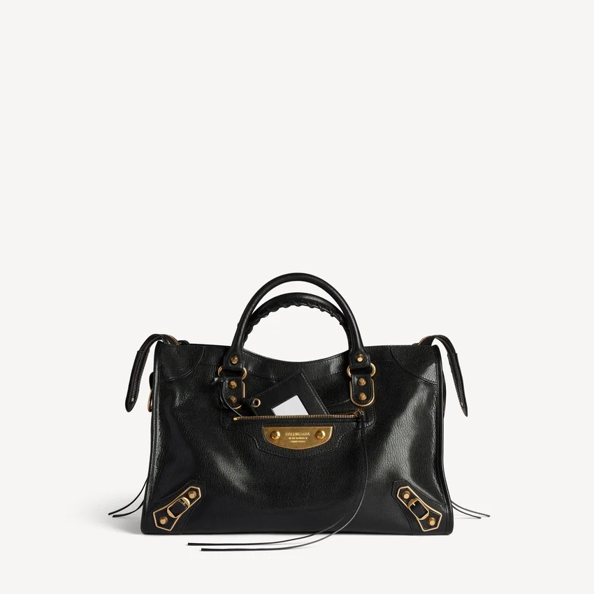 Damen-Tasche „Le City Uptown“ in Schwarz, mittelgroß Damen-Tasche „Le City Uptown“ in Schwarz, mittelgroß