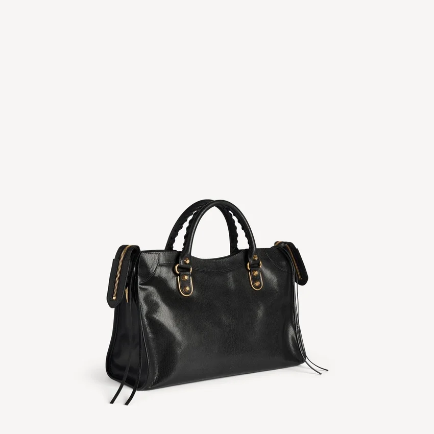 Damen-Tasche „Le City Uptown“ in Schwarz, mittelgroß Damen-Tasche „Le City Uptown“ in Schwarz, mittelgroß