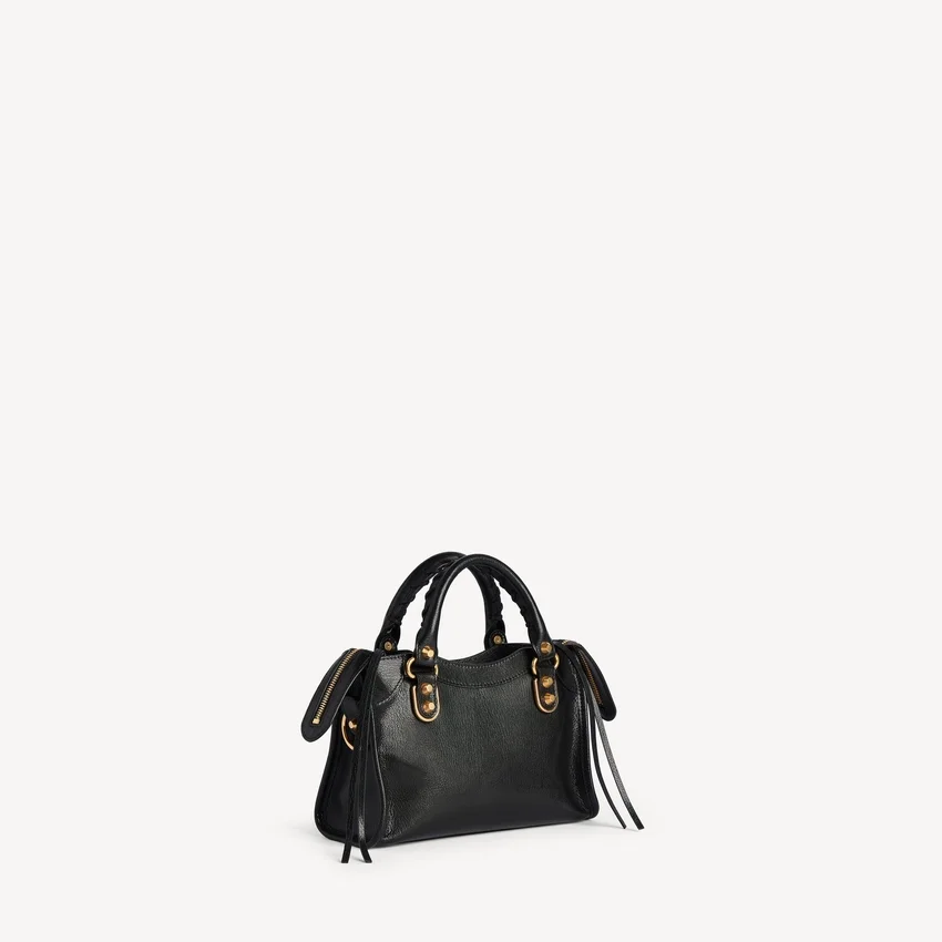Damen-Tasche „Le City Uptown“ Mini in Schwarz Damen-Tasche „Le City Uptown“ Mini in Schwarz