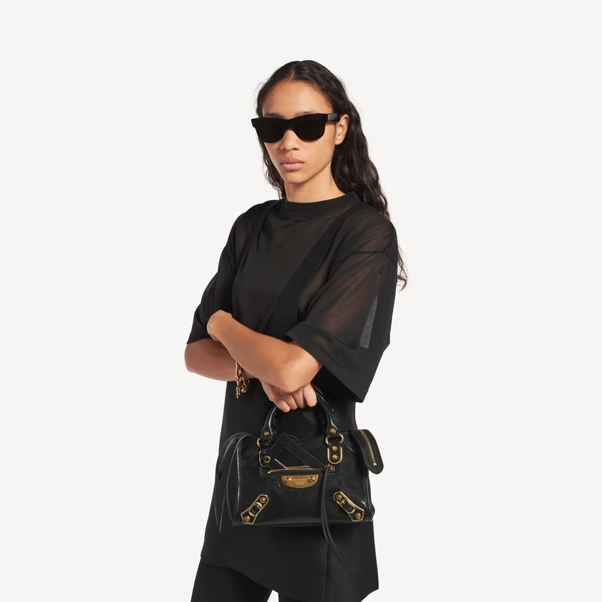 Damen-Tasche „Le City Uptown“ Mini in Schwarz Damen-Tasche „Le City Uptown“ Mini in Schwarz
