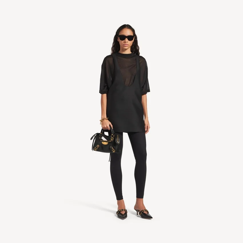 Damen-Tasche „Le City Uptown“ Mini in Schwarz Damen-Tasche „Le City Uptown“ Mini in Schwarz
