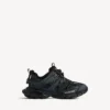 Damen-Track-Sneaker in Schwarz