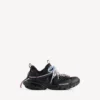 Damen-Track-Sneaker mit Schnürung in Schwarz/Rosa/Blau/Beige Damen-Track-Sneaker mit Schnürung in Schwarz/Rosa/Blau/Beige