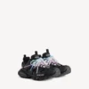Damen-Track-Sneaker mit Schnürung in Schwarz/Rosa/Blau/Beige Damen-Track-Sneaker mit Schnürung in Schwarz/Rosa/Blau/Beige